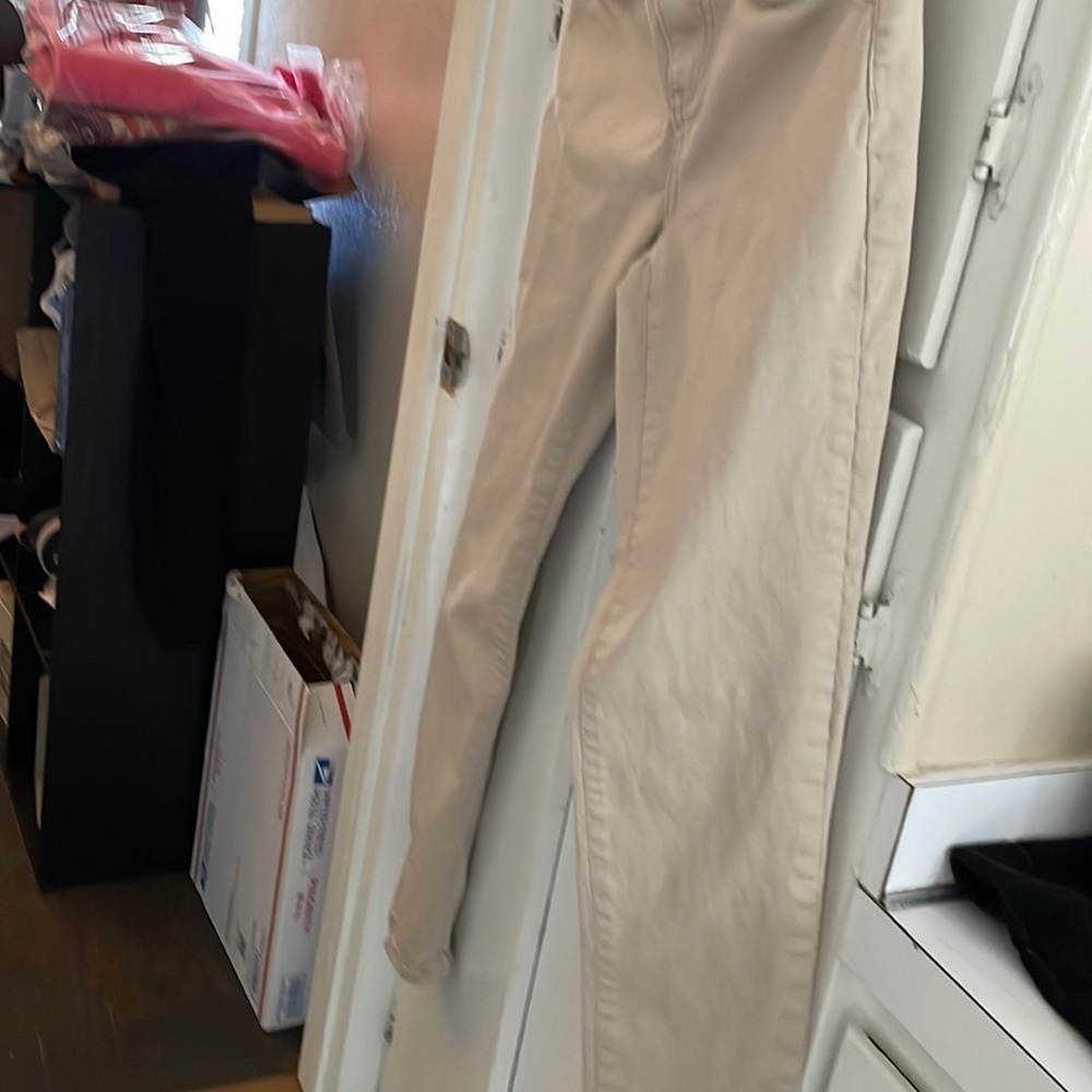 Capri jeans tan.  Very good condition